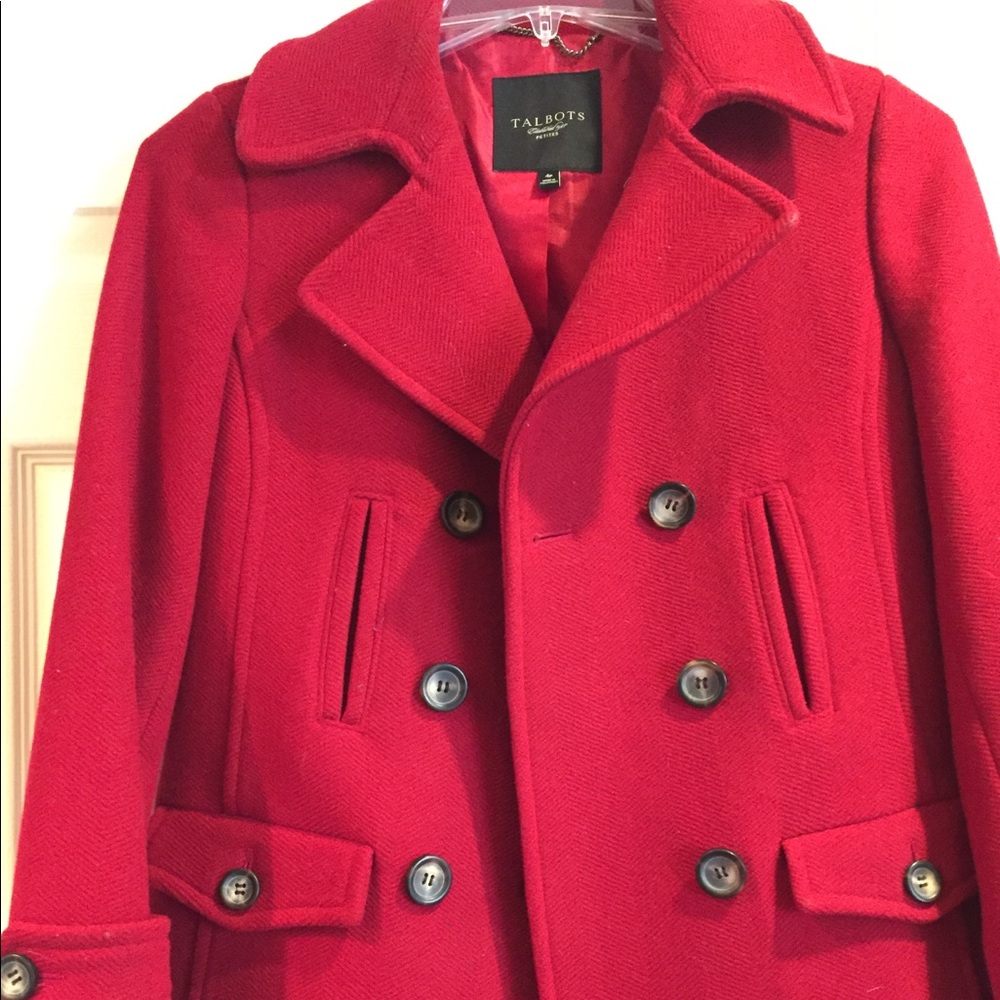 Peacoat Lined with beautiful details!